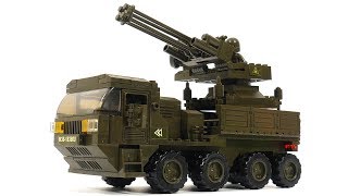 Sluban Rocket Launcher gun M38B0302  Military Trucks for Lego Fans [upl. by Niad]