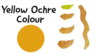 Yellow Ochre Colour  How To Make Yellow Ochre Colour  Colour Mixing [upl. by Leeda]