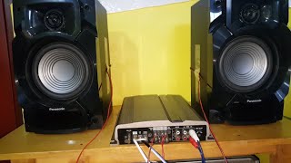 Conectando un Amplificador de Auto en Casa Con Bocinas de Estéreo y un Subwoofer Champion Series [upl. by Leanard]