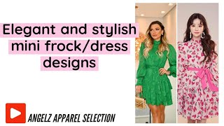 Most elegant and stylish mini frockdress designs [upl. by Ansell]