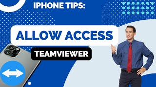 How to Allow Access to Your iPhone Device With TeamViewer [upl. by Seabrook]