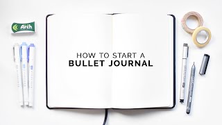 how to start a bullet journal ⭐ a stepbystep guide [upl. by Gilcrest]