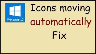 How to stop Windows 10 icons from rearranging after refresh [upl. by Adis112]