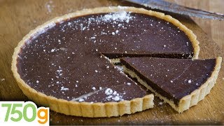 Recette de Tarte au chocolat inratable  750g [upl. by Eirok]