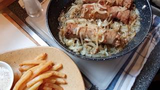 ANDOUILLETTES SUR LIT DOIGNONS ET FRITES MAISON [upl. by Normy]