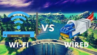 Wireless WiFi vs Wired Ethernet Connection Speed Tests AND Fortnite Gameplay Comparison [upl. by Quentin135]