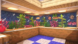 Minecraft How to Build a Modern Aquarium Design Tutorial [upl. by Pettifer]