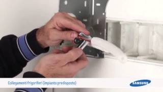 Video Installazione Monosplit Samsung [upl. by Aicilet]