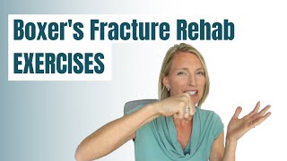 Boxers Fracture Rehab and Recovery Exercises GET FAST RESULTS [upl. by Eilagam704]