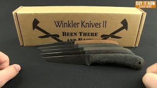 Winkler Knives WK II Operator Fixed Blade Overview [upl. by Fauch]