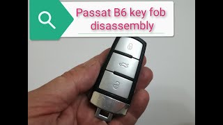 How to open  disassembly VW Passat B6 key fob [upl. by Zephan]