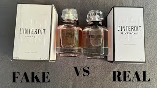 Fake vs Real Givenchy LInterdit Perfume 80 ML Eau De Parfum [upl. by Solraced813]