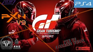 PXN V9 Steeringwheel  Gran Turismo PS4 [upl. by Anuala]