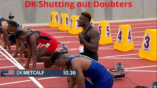 DK METCALF BLAZING 100M OLYMPIC 100M Qualifier  Tyreek Hill Mecole Hardmen and Goodwin are Next [upl. by Slocum]