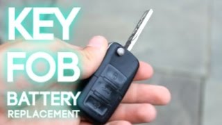 How To Replace A VW Key FOB Battery [upl. by Onibla789]