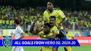 All of Kerala Blasters FC’s goals from Hero ISL 201920 [upl. by Huston]