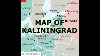 MAP OF KALININGRAD [upl. by Naols803]