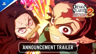 Demon Slayer Kimetsu no Yaiba The Hinokami Chronicles 2  Announcement Trailer  PS5 amp PS4 Games [upl. by Ryann]