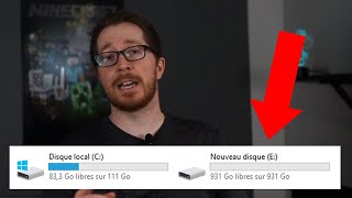 Comment ajouter un deuxième disque sur un ordinateur Windows 10 [upl. by Irod]