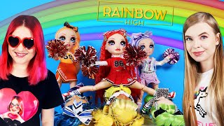 Tańczące WIELKIE LALKI z Werka Aferka 👯‍♀️ Rainbow High Cheer [upl. by Epolenep127]