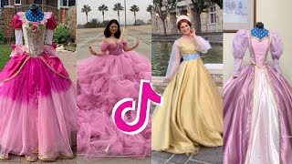 Making a Dress  Sewing  TikTok Compilation 🎀 ✨ [upl. by Oirad]