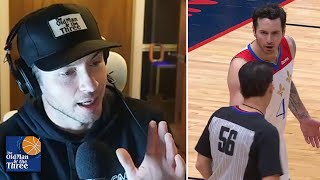 JJ Redick Breaks Down What Happened on His Ejection [upl. by Pattison]