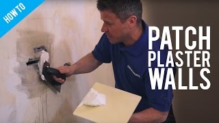 How to Patch Plaster Walls [upl. by Aizitel]