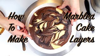 Marble Cake Recipe Tutorial  CHELSWEETS [upl. by Hofstetter]