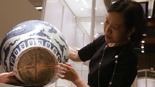 The Priceless Ming Jar Used as an Umbrella Stand  Christies [upl. by Ainesey773]