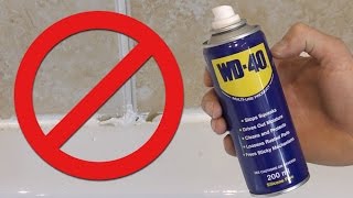 WARNING WD40 silicone remover FAIL [upl. by Borchert]