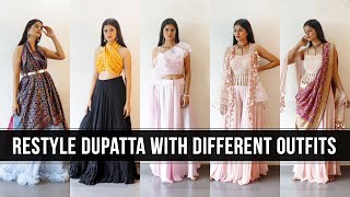 Different Ways to wear Dupatta with Outfits  Dupatta Draping Styles [upl. by Wurst962]