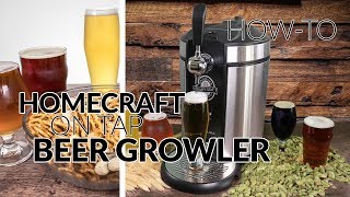 CBD5SS  Homecraft OnTap Beer Growler System  Howto [upl. by Akeem]