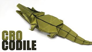 ORIGAMI CROCODILE  How to make a paper Crocodile 【Weesel】 [upl. by Avik]