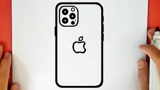 COMMENT DESSINER UN IPHONE [upl. by Merridie]