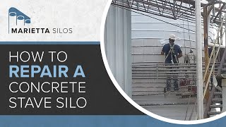 How To Repair A Concrete Stave Silo [upl. by Nailij]