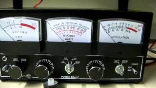 Workman P5000 SWR Watt Modulation Meter Overview [upl. by Lally]