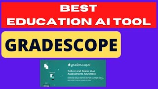 Gradescope Best Education AI tool [upl. by Laemaj]