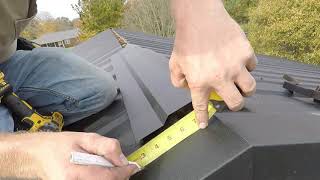 HOW TO INSTALL A VENTED RIDGE CAP [upl. by Enined]