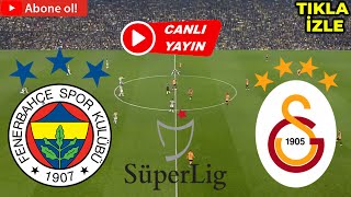 FENERBAHÇE GALATASARAY MAÇI CANLI İZLE [upl. by Pavla246]