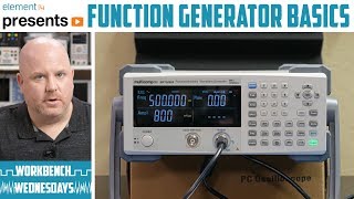 Instrument Basics Function Generator  Workbench Wednesdays [upl. by Gnal571]