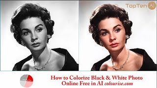 How to Colorize Black and White Photo Online Free in AI Image Colourizer 😍 2021 [upl. by Belak612]