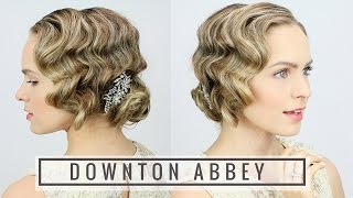 1920s Finger Wave Updo [upl. by Gautious]