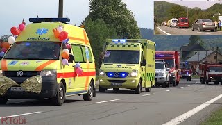 Czech international EMS ambulance parade  Rallye Rejviz 2019  70 emergency vehicles [upl. by Louanne]