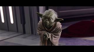 Star Wars  Master Yoda VS Darth Sidious 4K [upl. by Aliet]