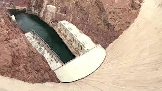 Hoover Dam reservoir at historic low water level [upl. by Araec22]