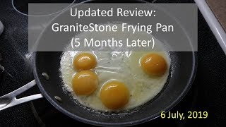 Updated Review GraniteStone Frying Pan 5 Months Later [upl. by Annekahs47]