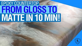 How To Get A Matte Finish On Your Countertops  Easy DIY [upl. by Cody]