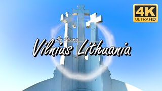 Exploring Vilnius Lithuania  4K UHD [upl. by Burnley]