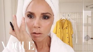 Victoria Beckham’s FiveMinute Face  Beauty Secrets  Vogue [upl. by Sungam729]