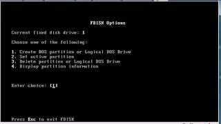 FDISK  FORMAT  Windows 98 [upl. by Freemon733]